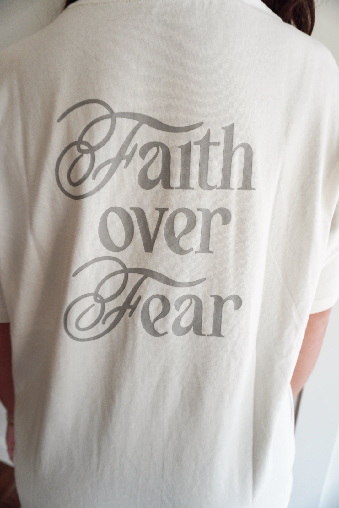 Faith over fear tee