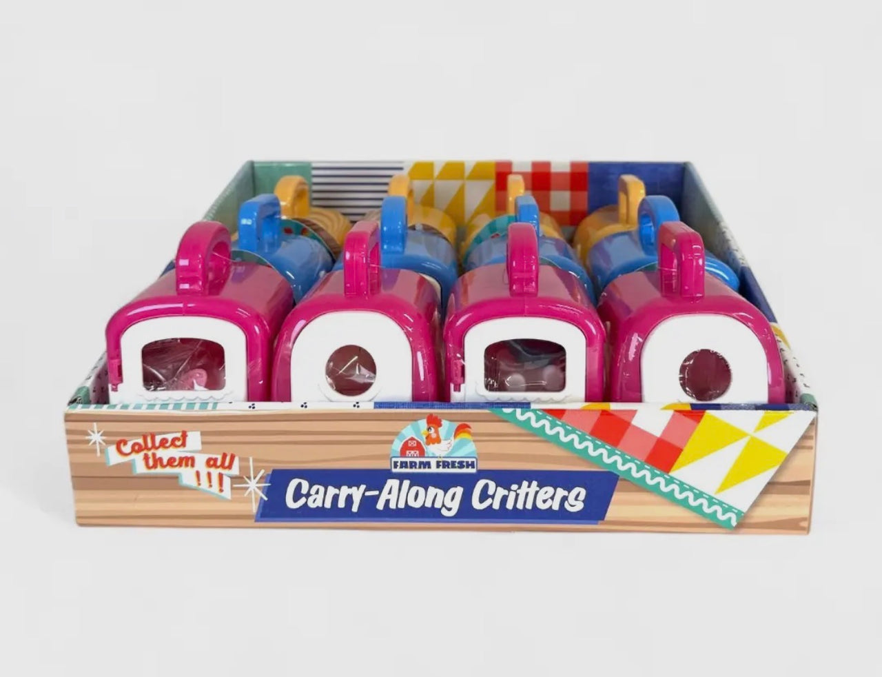 Carry along critter kids toy
