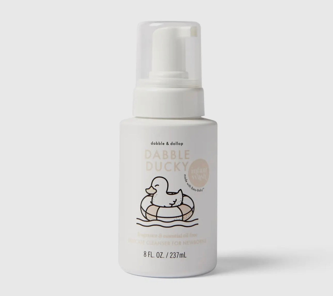 All natural fragrance free infant wash