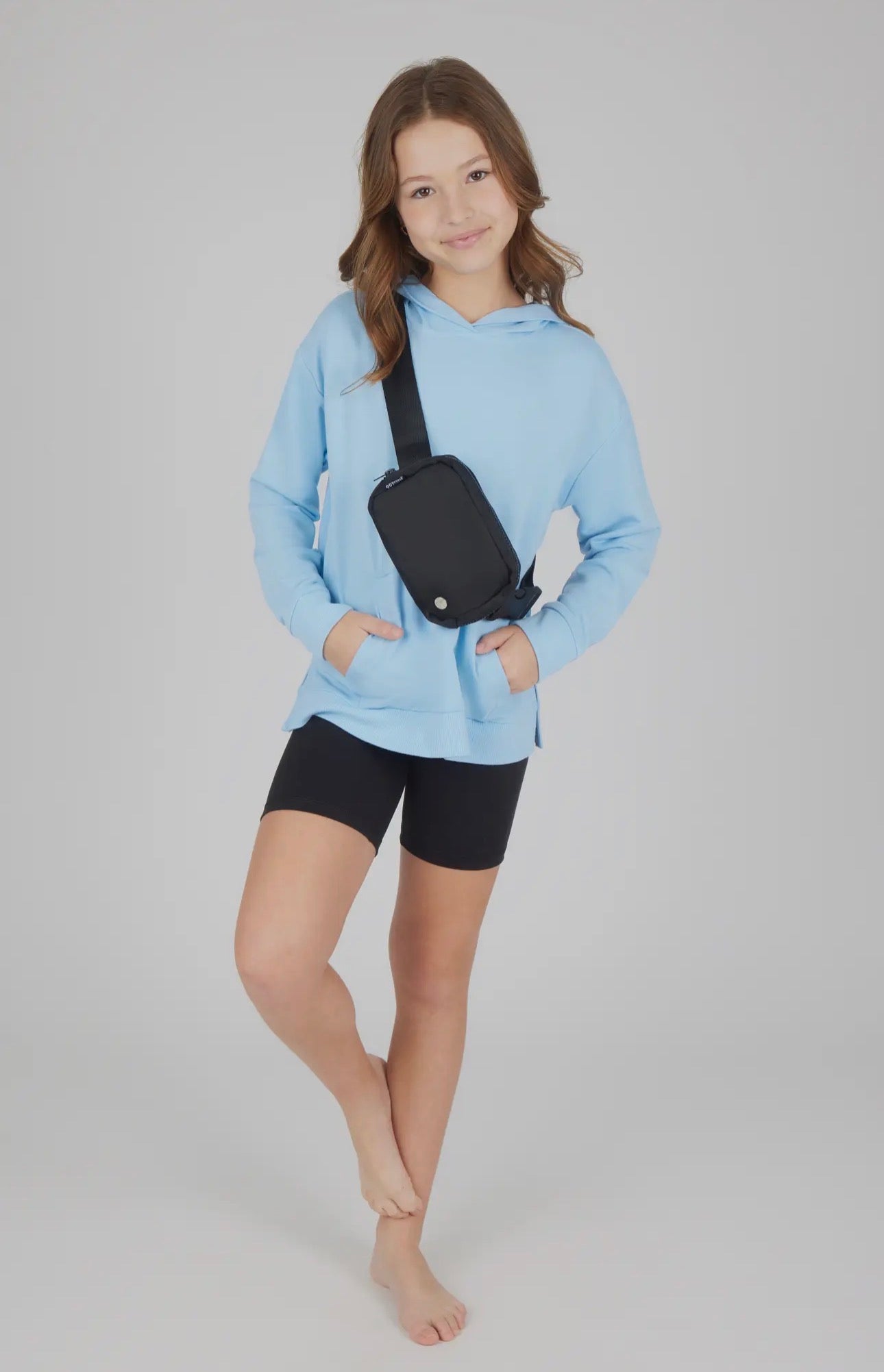 Girls 3 piece set- Blue/Black