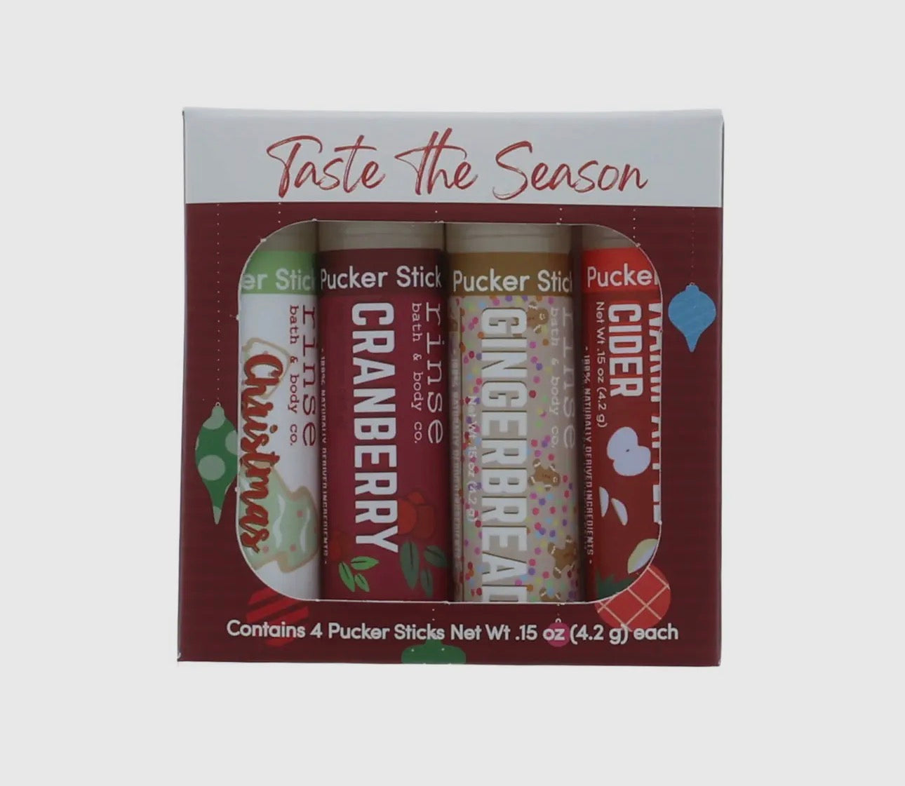Holiday pucker stick