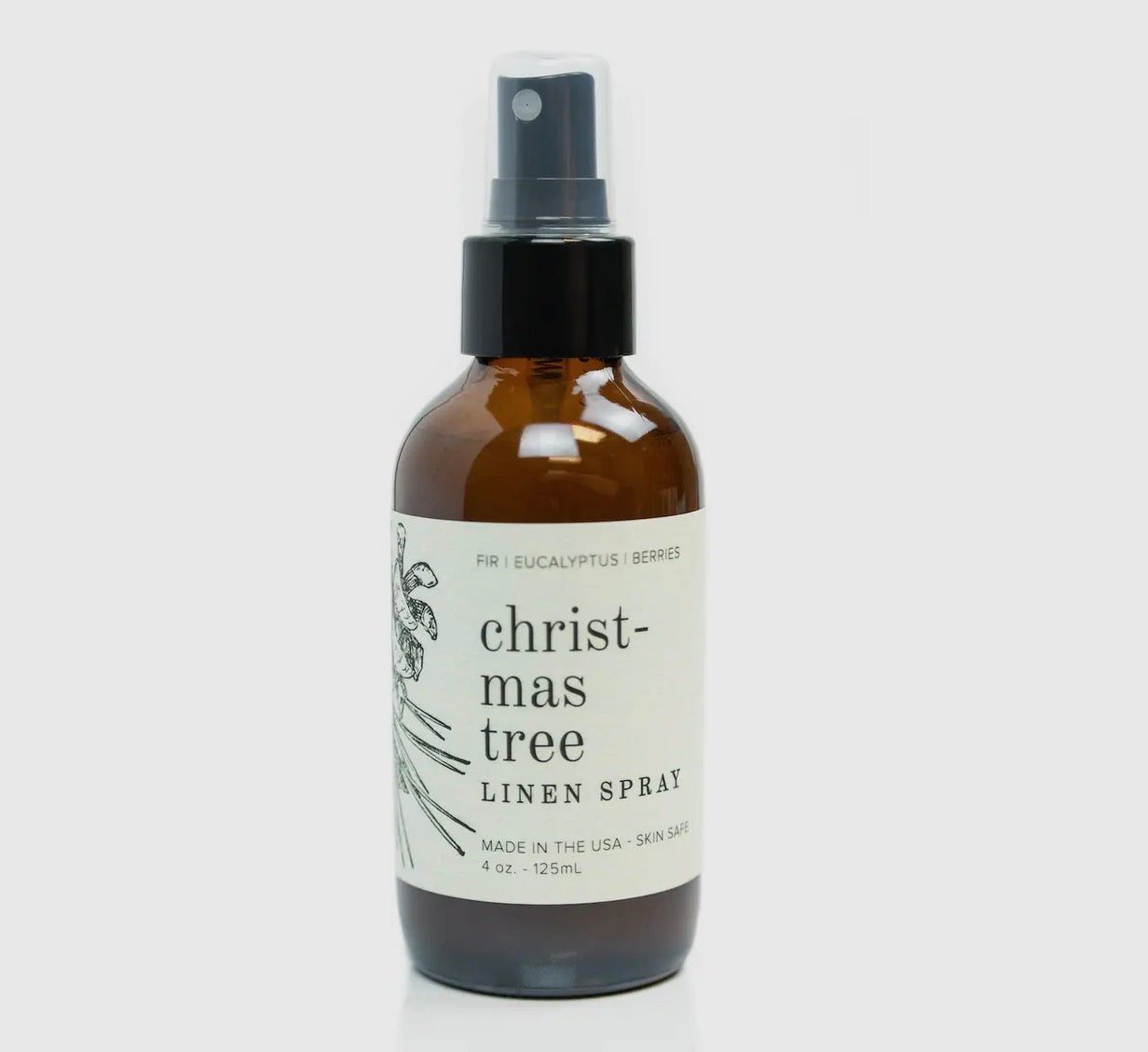 Christmas tree linen and room spray