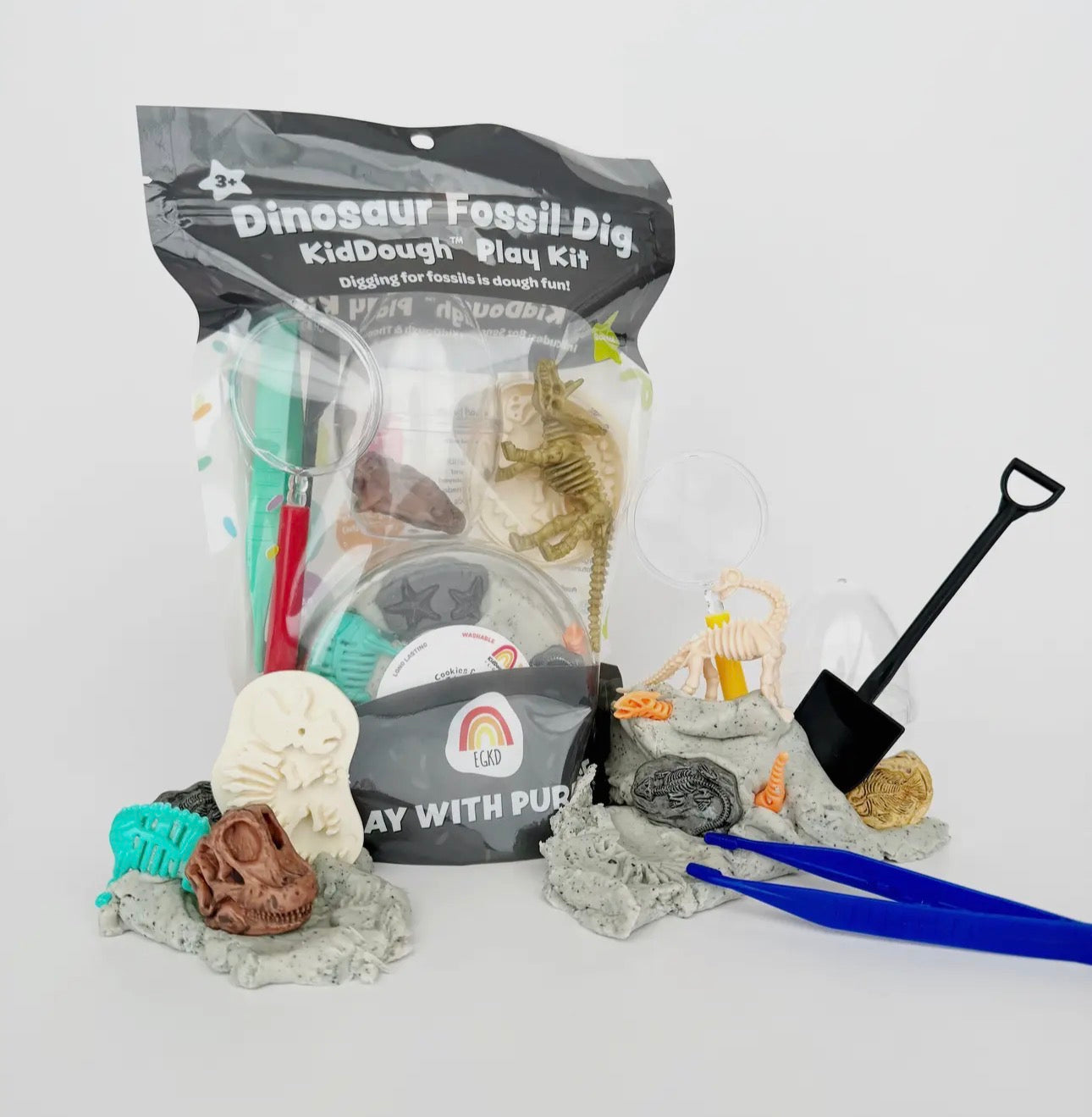 Dinosaur fossil dig Kiddough Play Kit