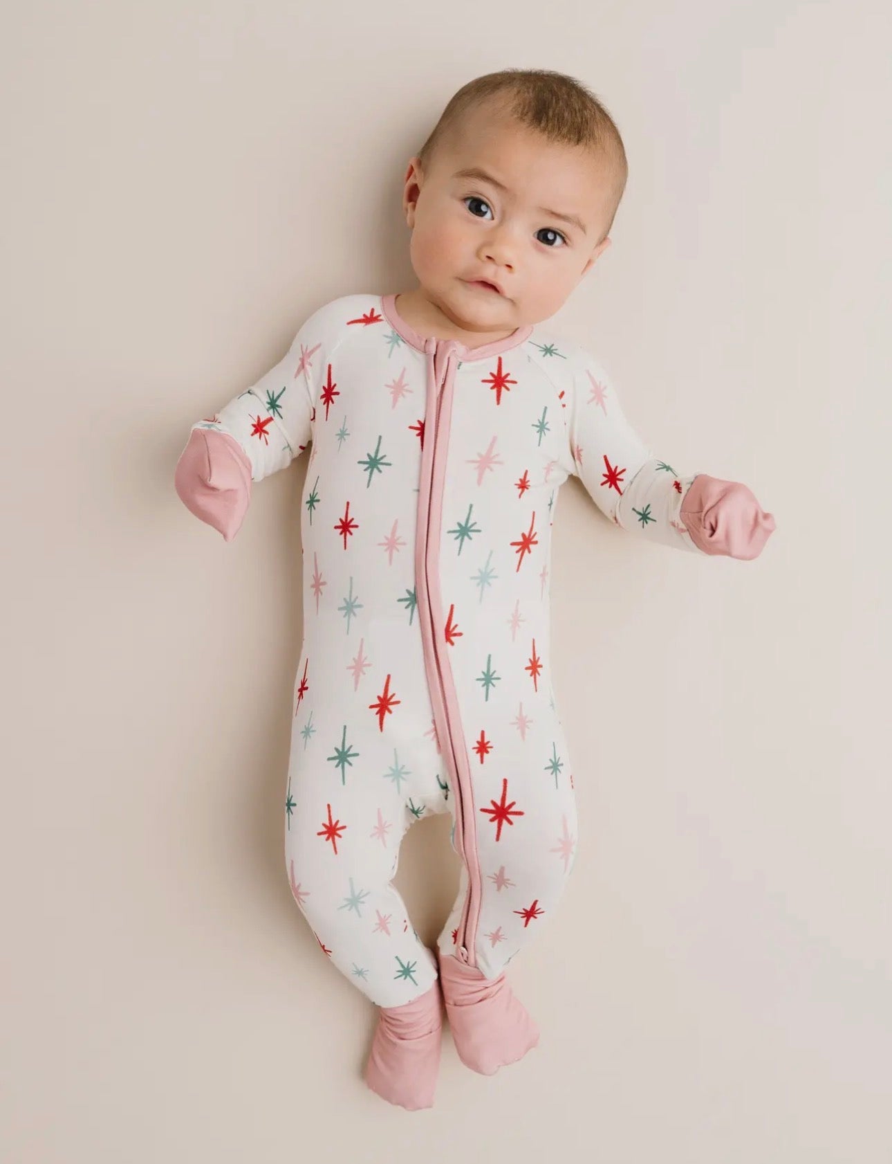 Holiday twinkle bamboo sleeper