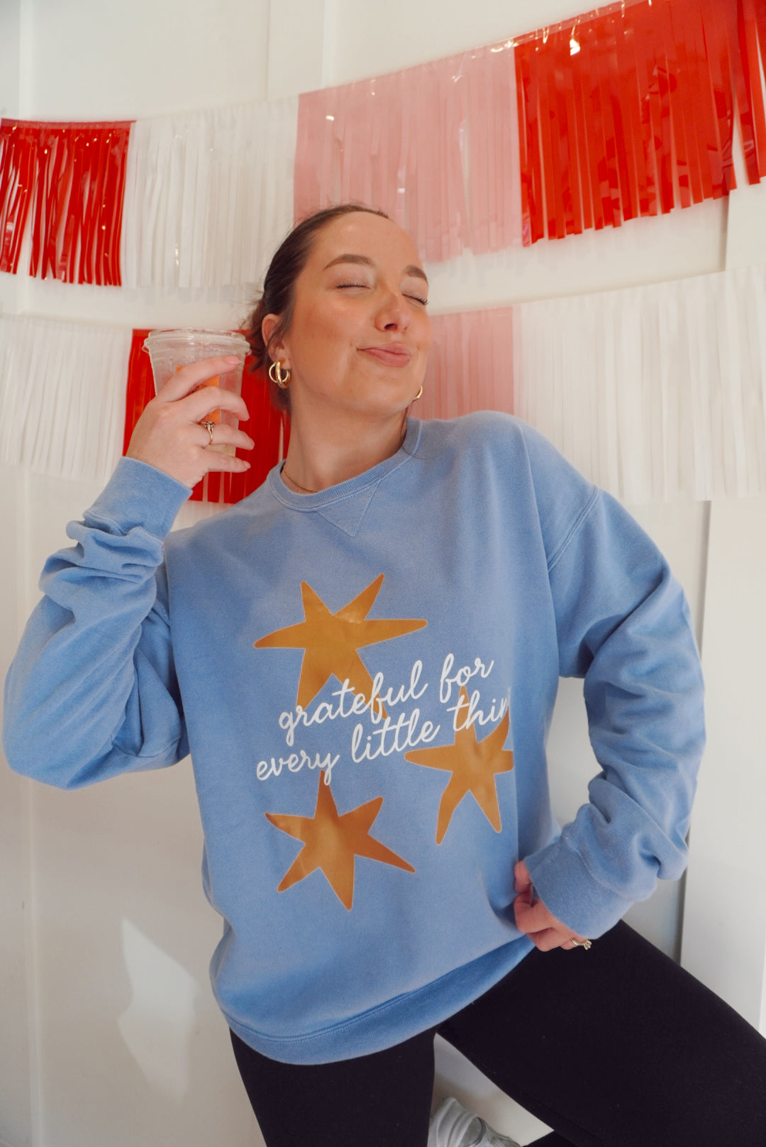 Grateful for every little thing sweatshirt