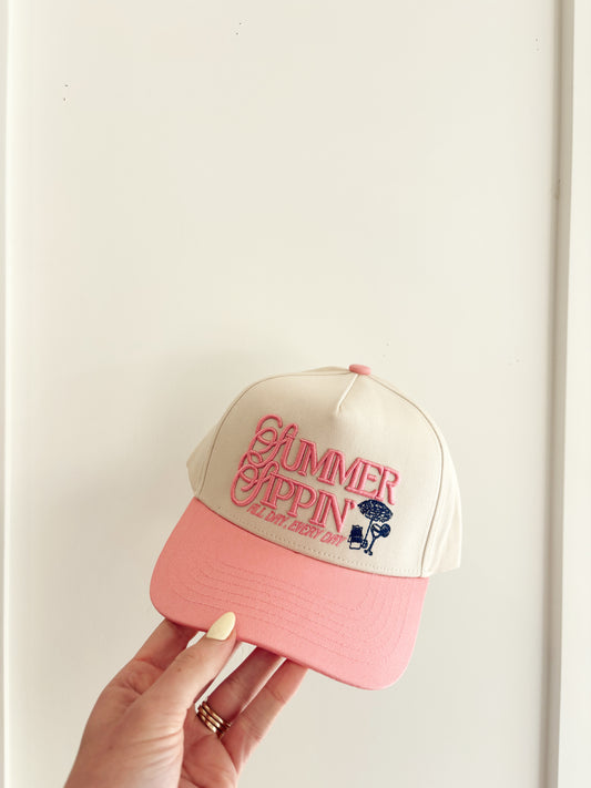 Summer Sippin Vintage Trucker