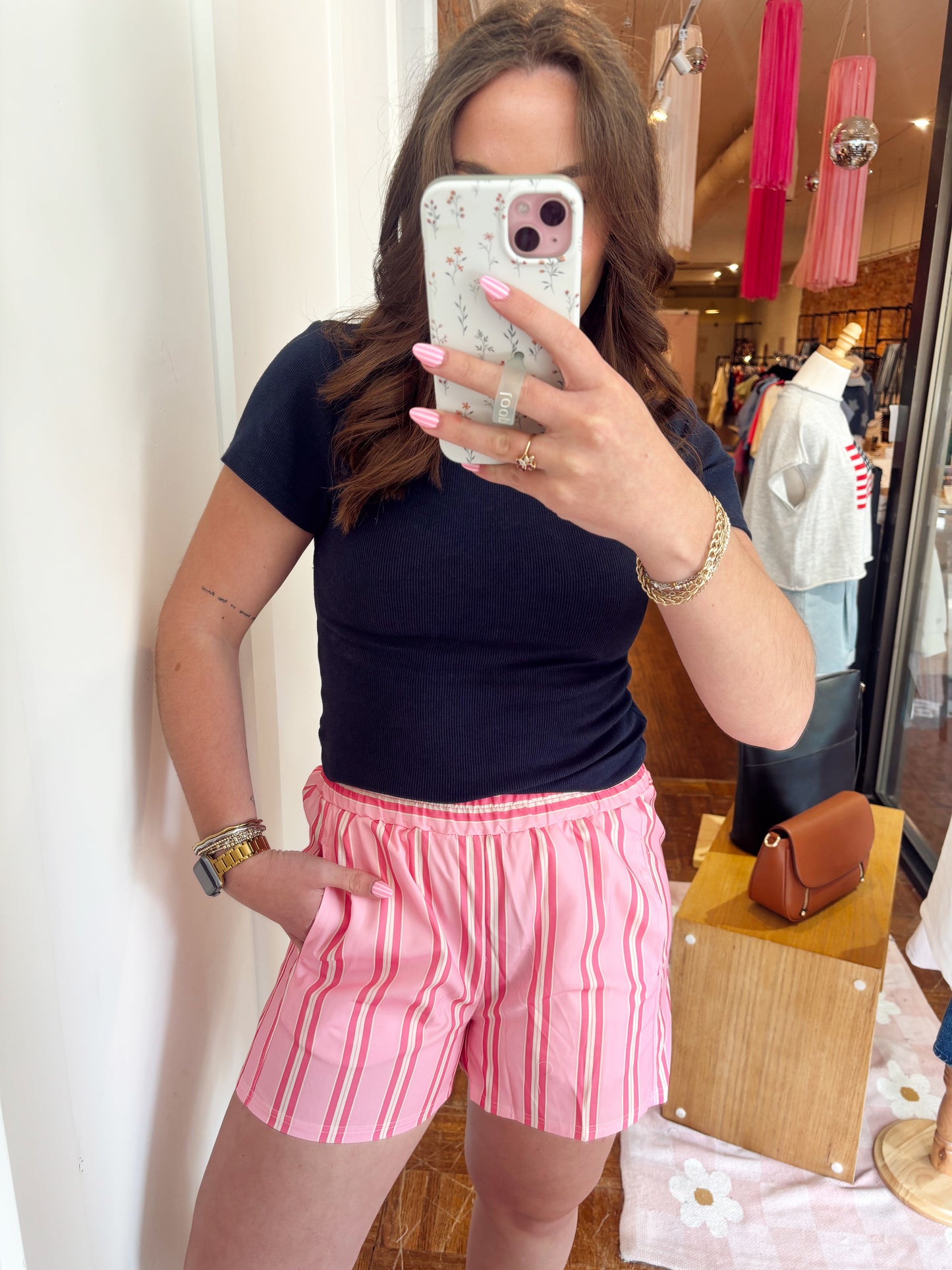 Gracie Pink Boxer Shorts