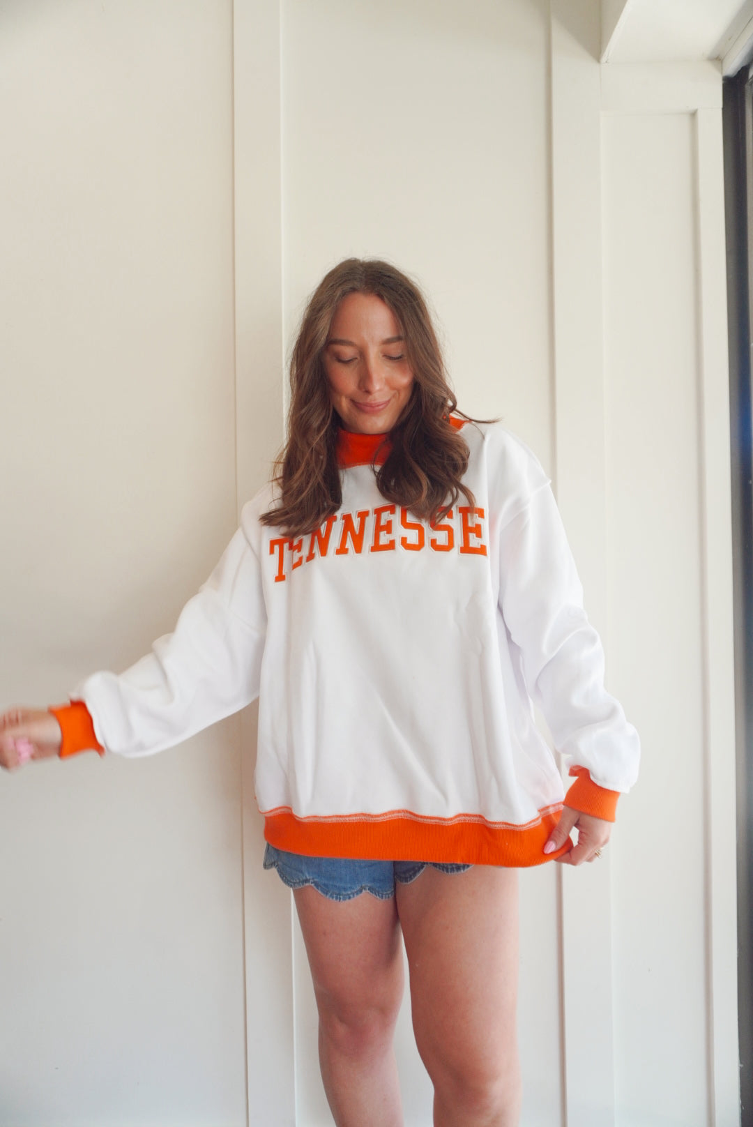 Tennessee Embroidered Mockneck