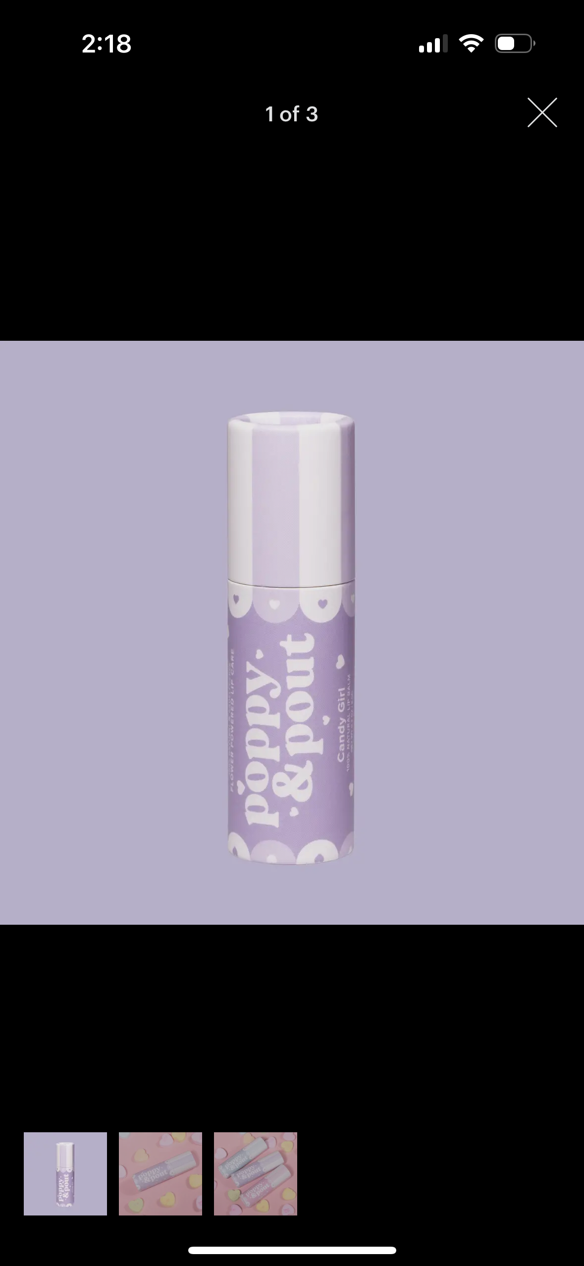 Candy girl Lip balm Poppy & Pout