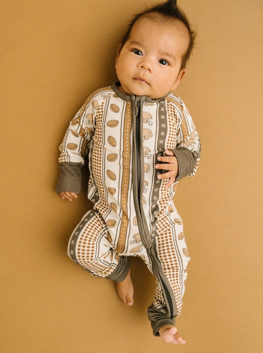 Touchdown Stripe Bamboo Sleeper
