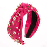 baseball headband pink