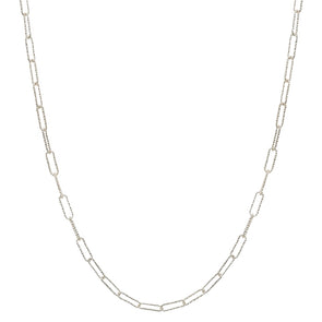 Silver Thin Chain 16"-18" Necklace