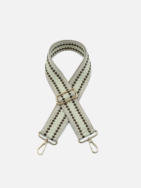 STPDOT Dotted Guitar Strap in Multi-Beige