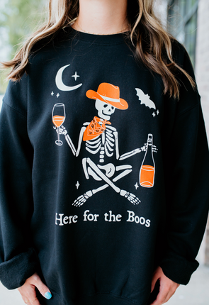 here for the boos sweatshirt