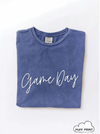 Game Day Puff Print Mineral Washed Graphic Top S-3XL