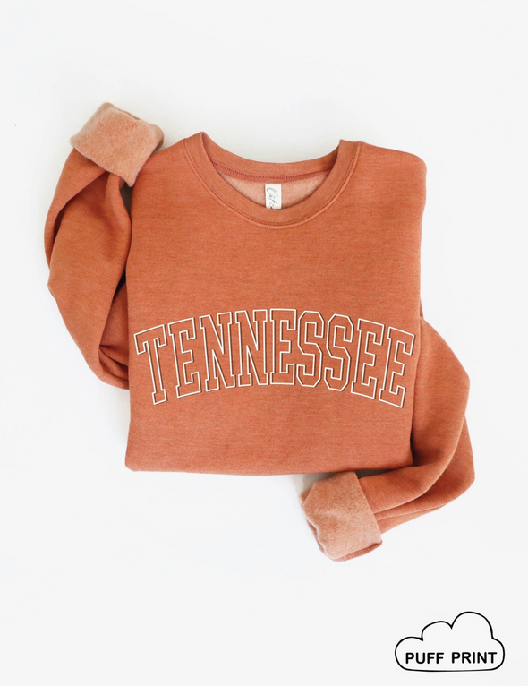 Tennessee Puff Print Graphic Sweatshirt S-3XL