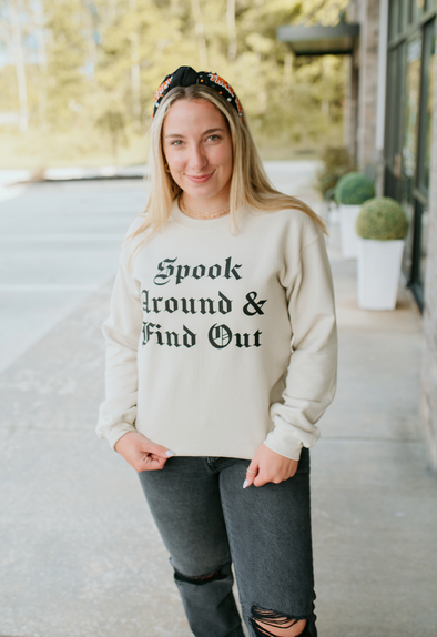 spook around and find out sweatshirt