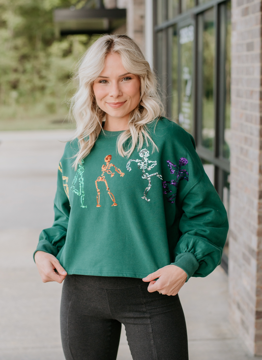 sequin skeleton