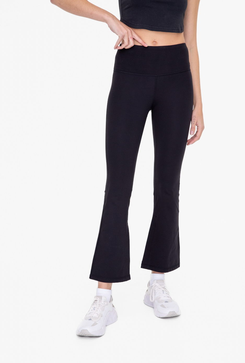 high waist flare legging