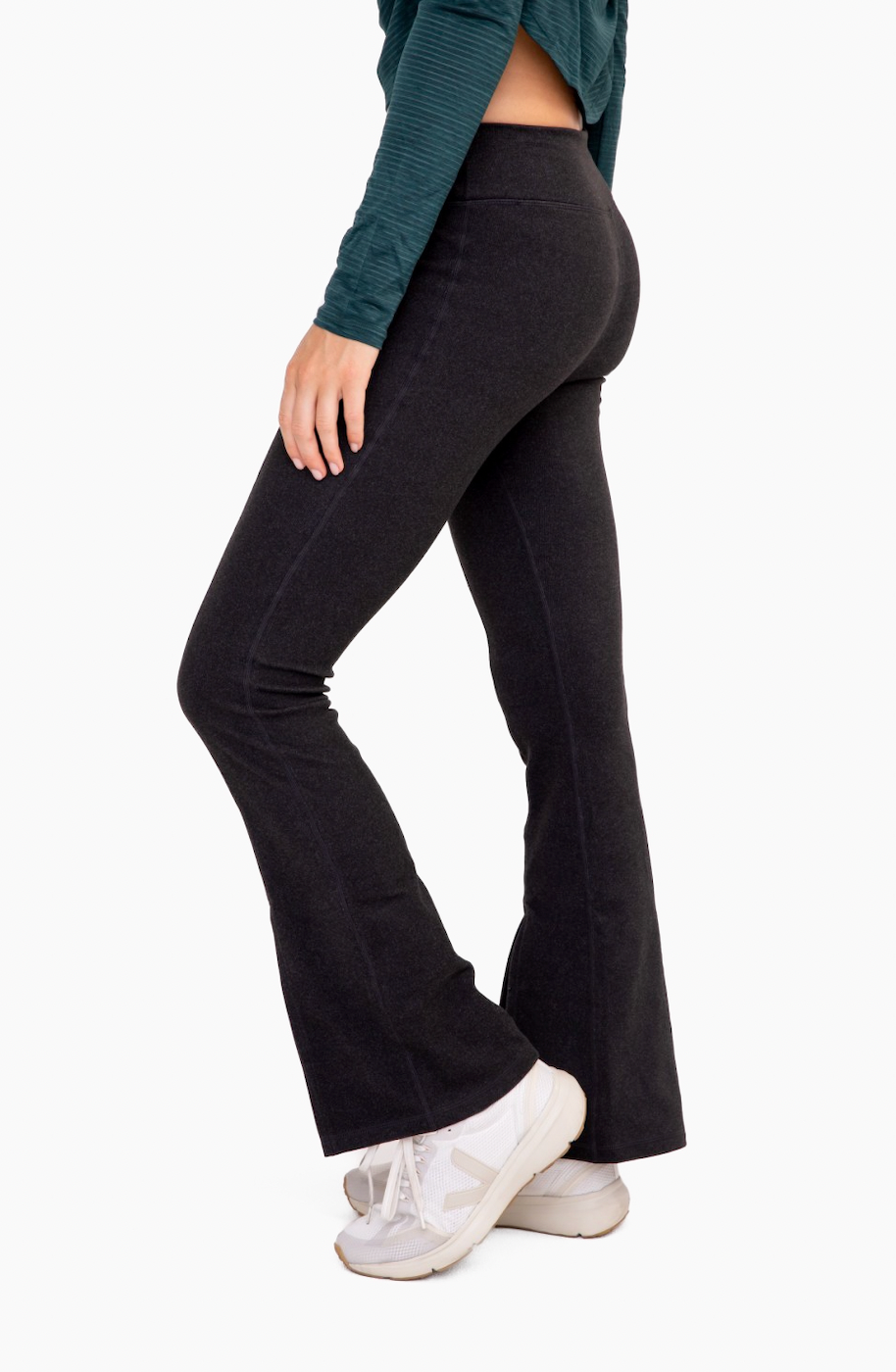 brushed flare legging