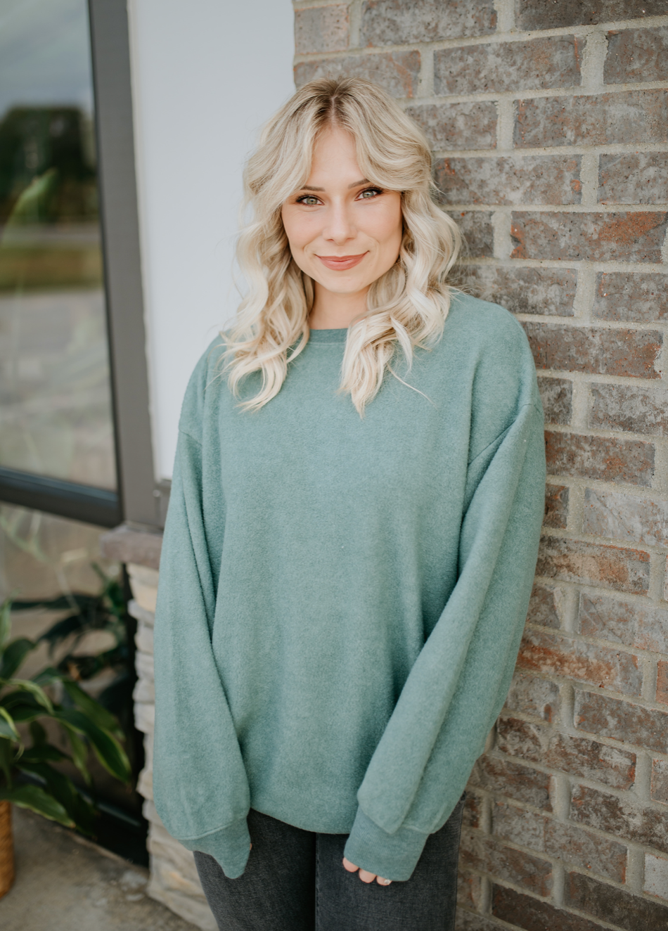 comfy long sleeve oversized top