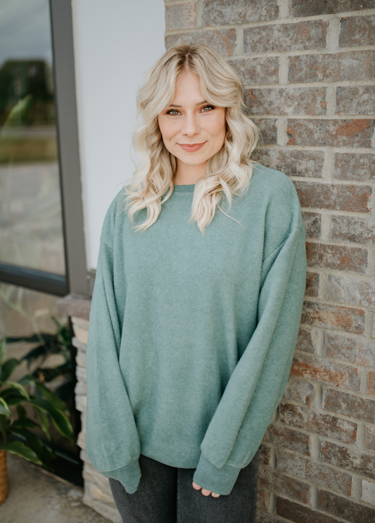 comfy long sleeve oversized top