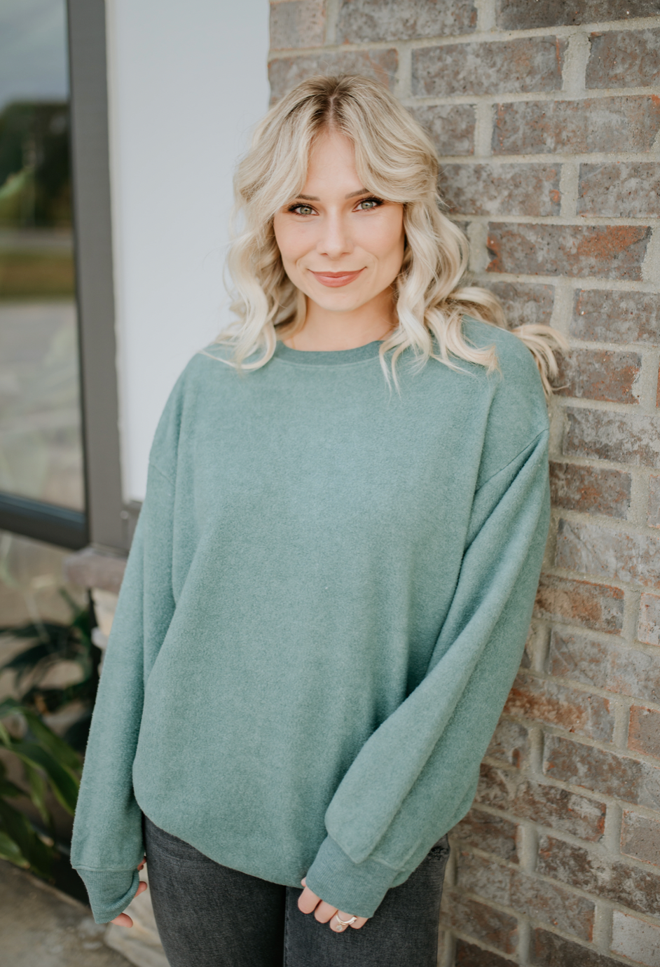 comfy long sleeve oversized top