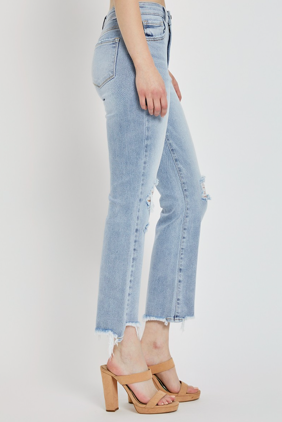 high rise crop flare