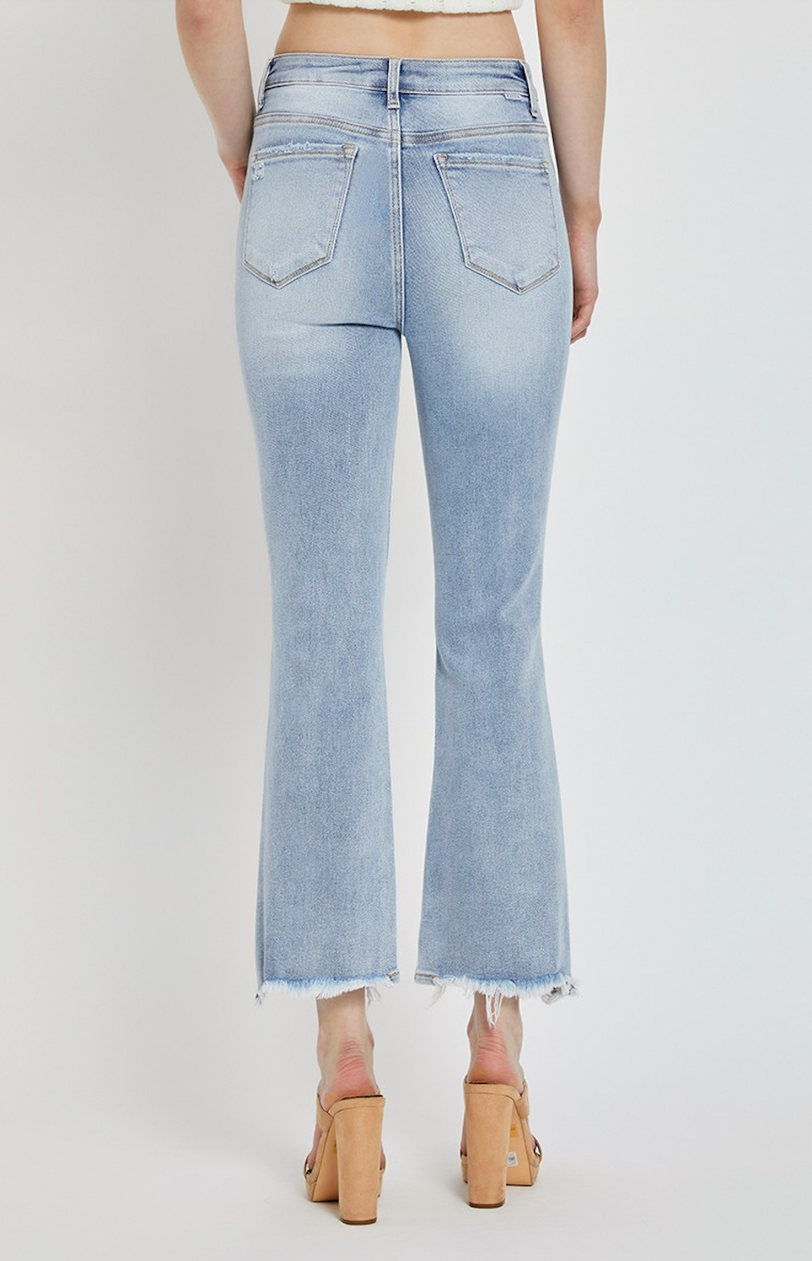 high rise crop flare