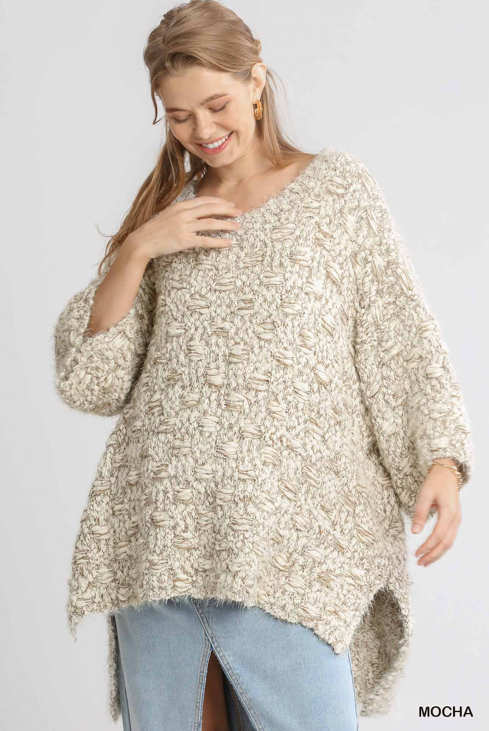 56 super soft sweater mocha