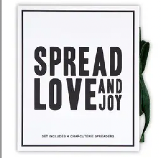 Green Charcuterie Spreaders Spread Love and Joy