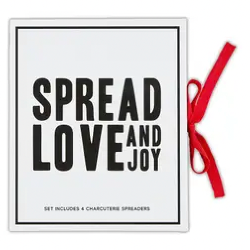 Red Charcuterie Spreaders Spread Love and Joy