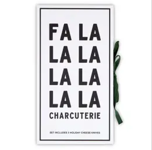 Green Charcuterie Knives Fa La La