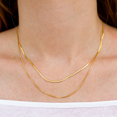 stillness necklace alco gold