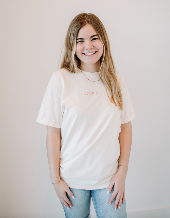 pink bow tee