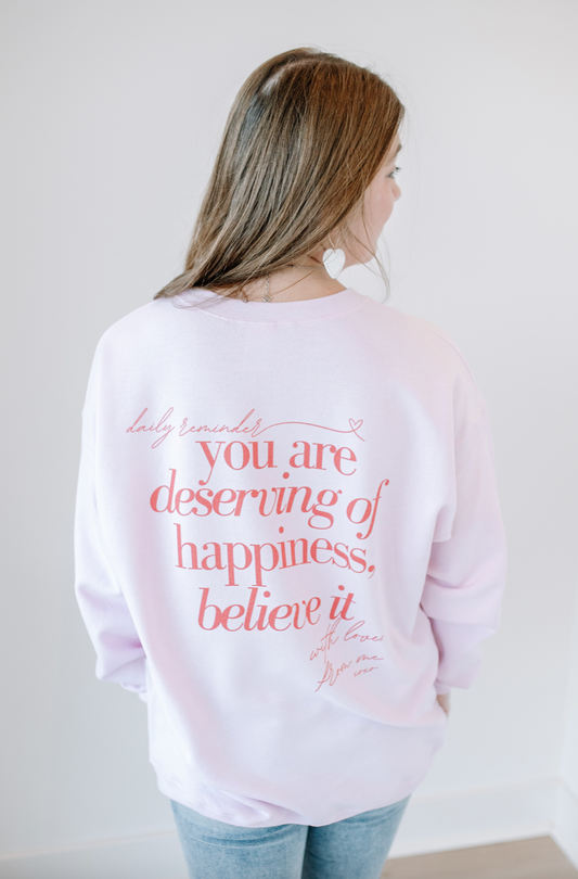 love letter sweatshirt