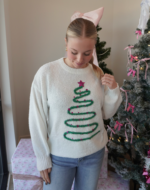 christmas tree sweater