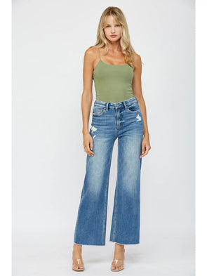 Stretch Super High Rise Wide Leg