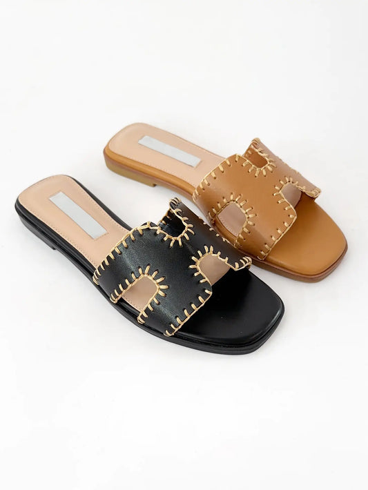 main sandal black