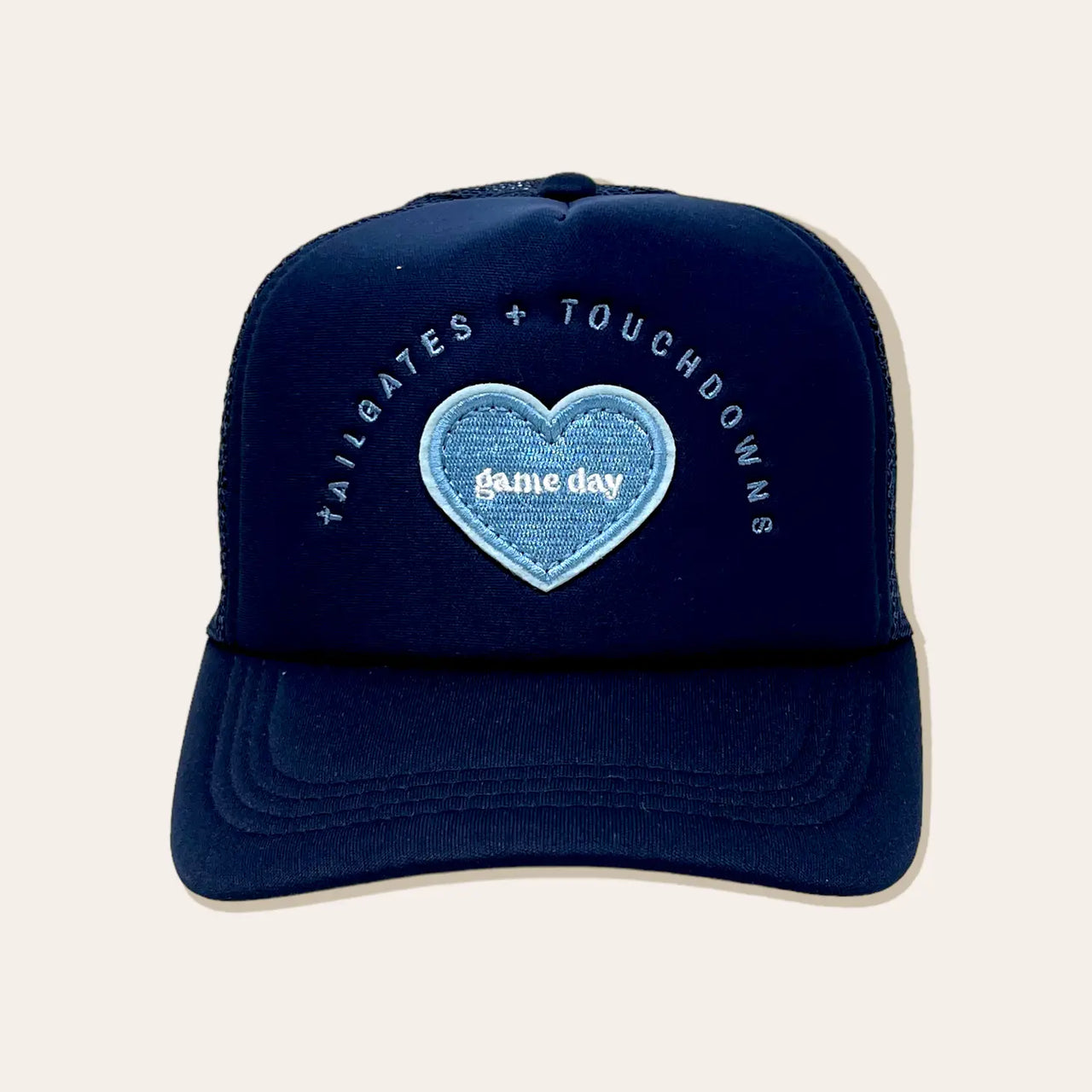 Game Day Trucker Hat Navy