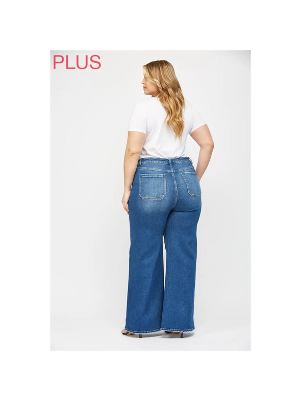 Front Pocket Wide Leg Long PLUS