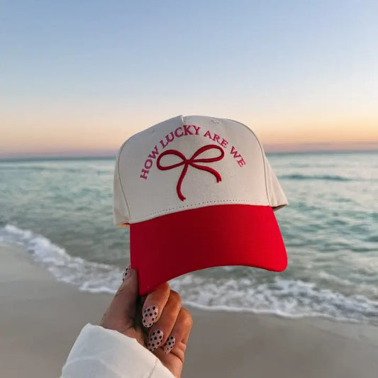 How Lucky Bow Trucker Hat
