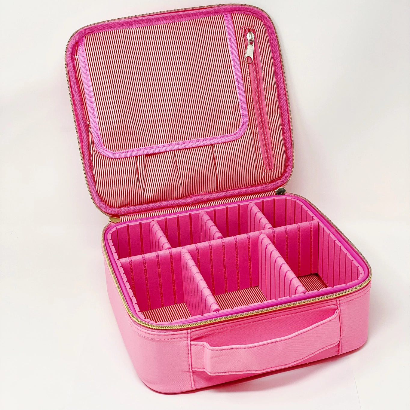 Glam Girl Cosmetic Case Solid Pink