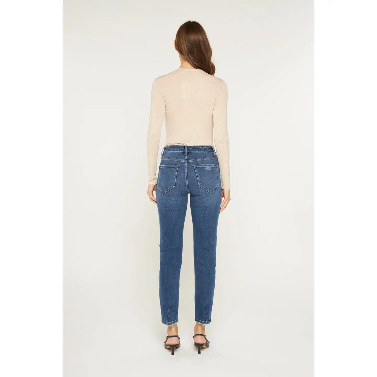High Rise Ankle Easy Skinny