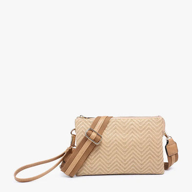 Izzy Woven Diagonal Crossbody w/ Guitar Strap