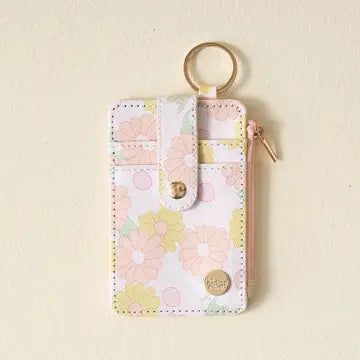 Keychain Wallet-Daisy Craze Peach Darling Effect