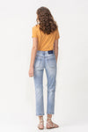 High rise crop straight