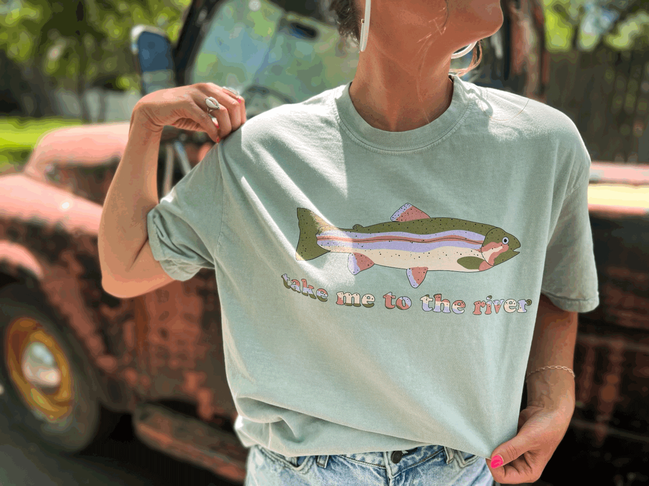take me to the river tee