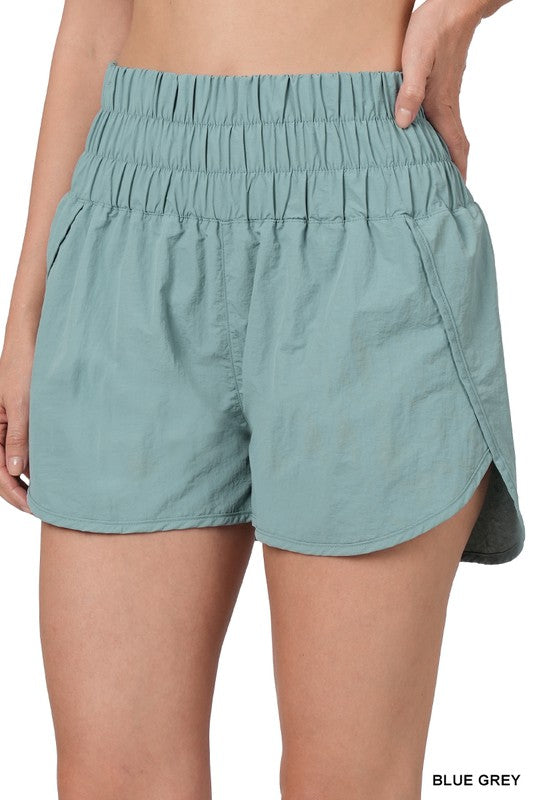 home shorts blue grey