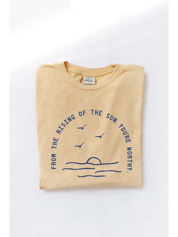 from the rising of the sun tee